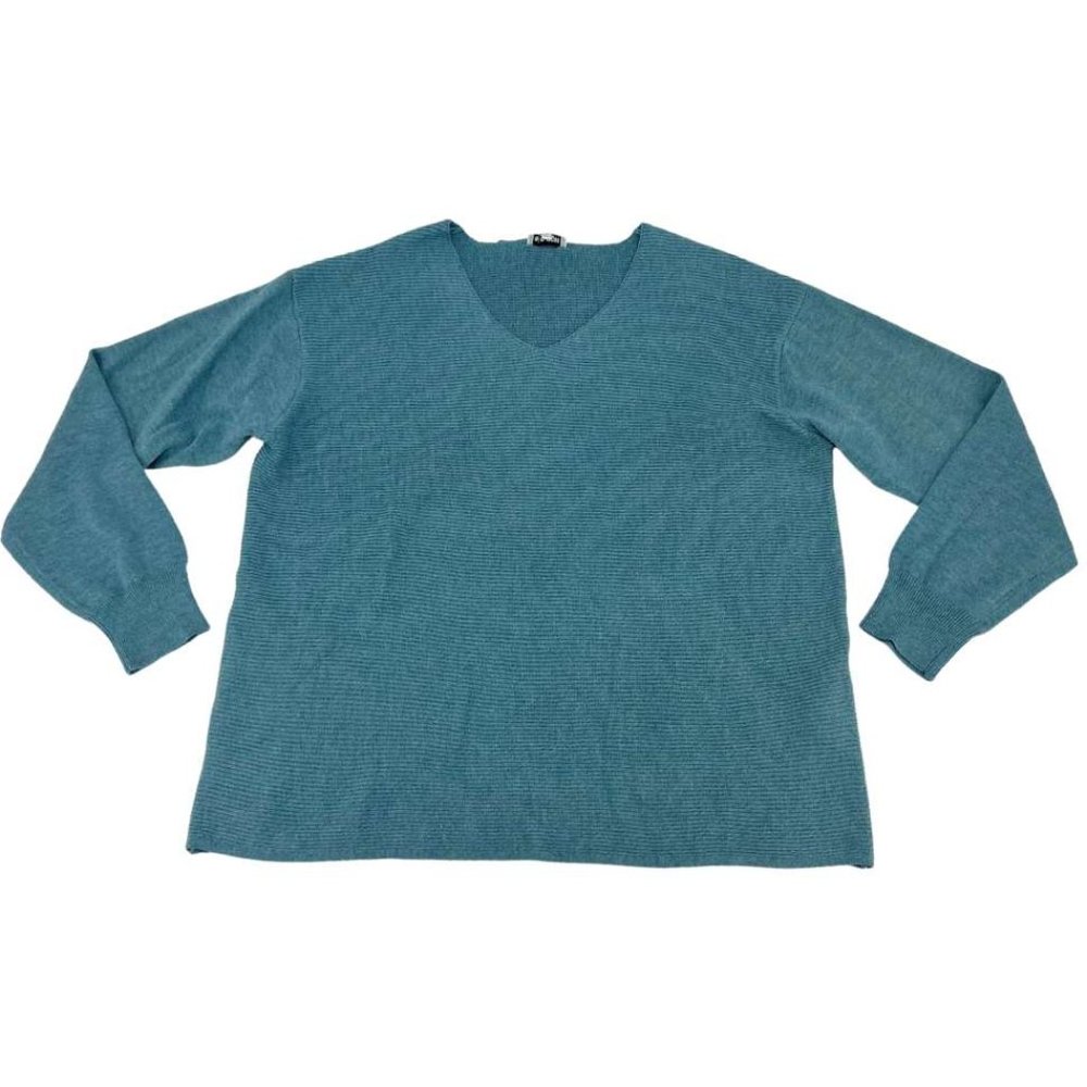 Ella Moss | Women's V-Neck Pullover Sweater | Blue | Various Sizes